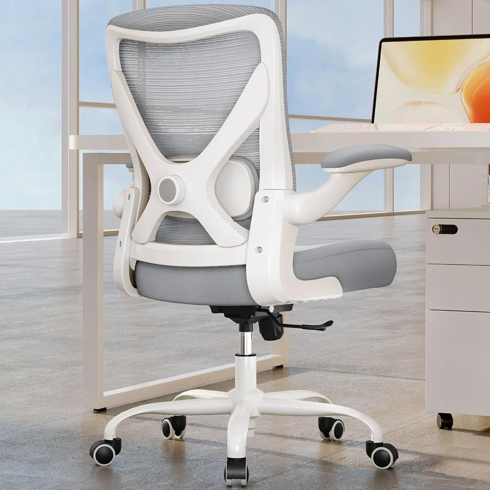 

Office Chair - X-Shaped Computer Desk Chairs Comfy, Mesh High-Back Gaming Chair with Adjustable Lumbar Support, Execut