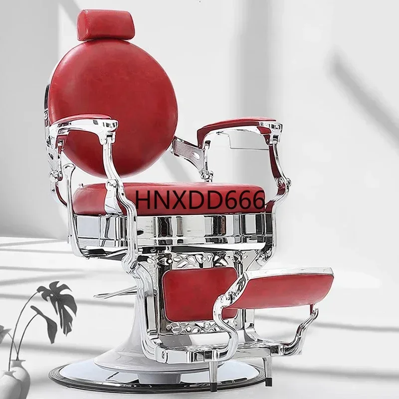 كرسي بعجلات صالون تجميل فاخر كراسي عتيقة تصفيف شعر احترافي مريح تصفيف الشعر مستلق الغرض باديكير