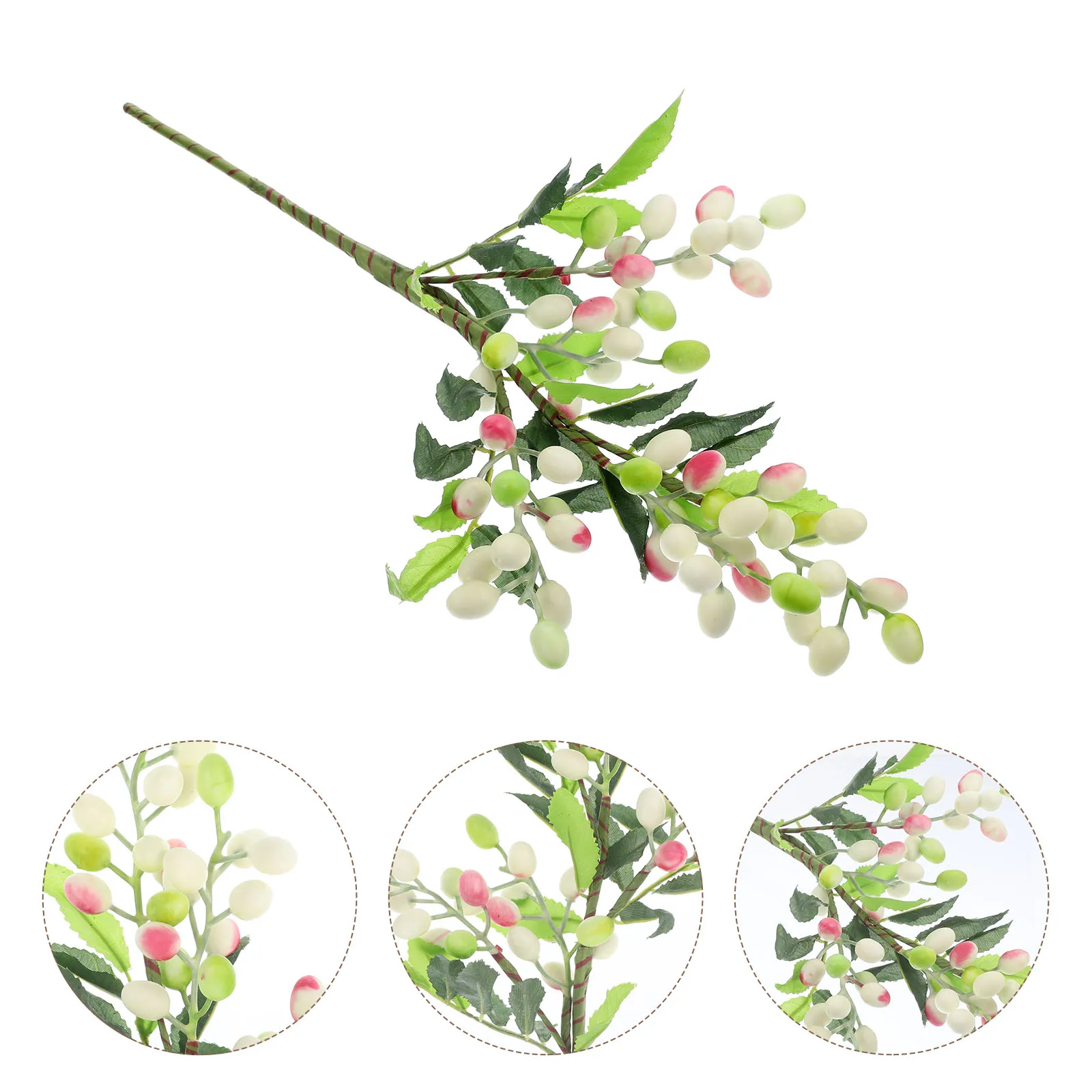 

Christmas Berries Stem Artificial Berry Stems Diy Decor Simulation Berries Branches Festive Holiday Decoration Xmas Picks