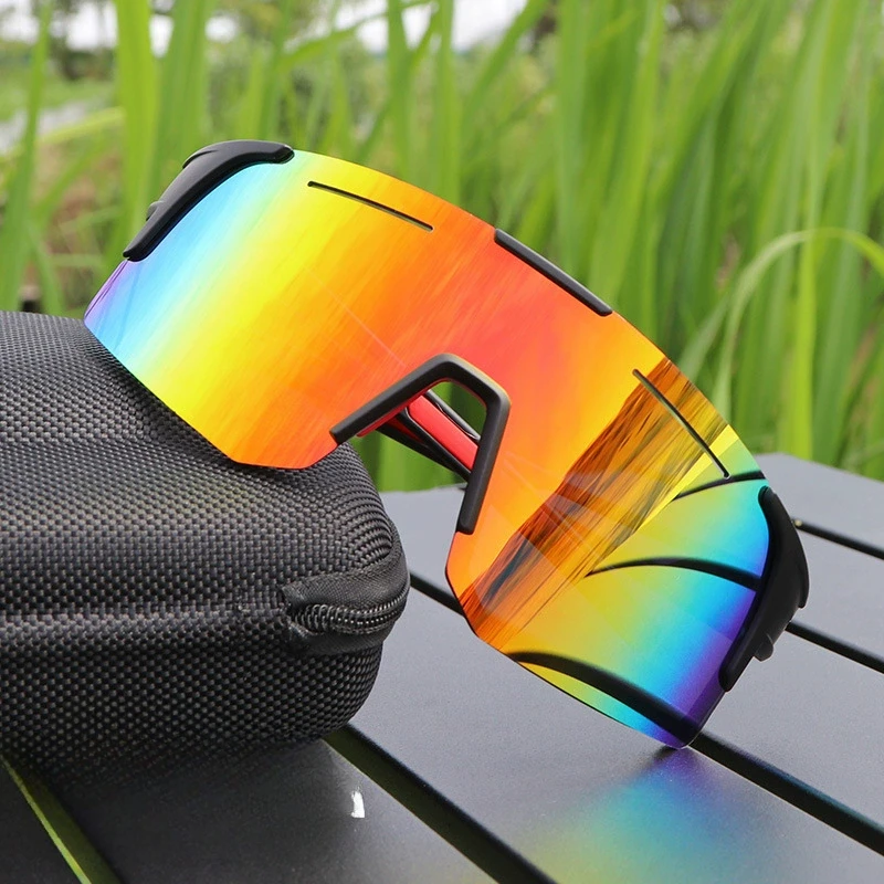 Polarized Cycling Sunglasses UV Protection Windproof Glasses For Men Women Polarized Lens Road Riding Bike Sport Glasses Eyewear