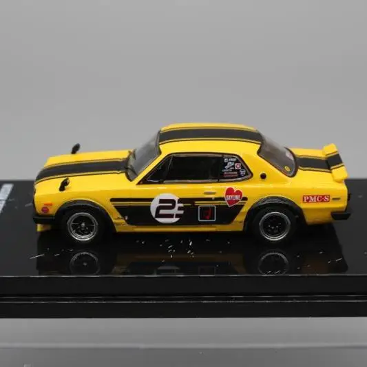 INNO 1:64 Nissan 2000 GT-R, modelo de coche fundido a presión, juguetes para niños, regalo