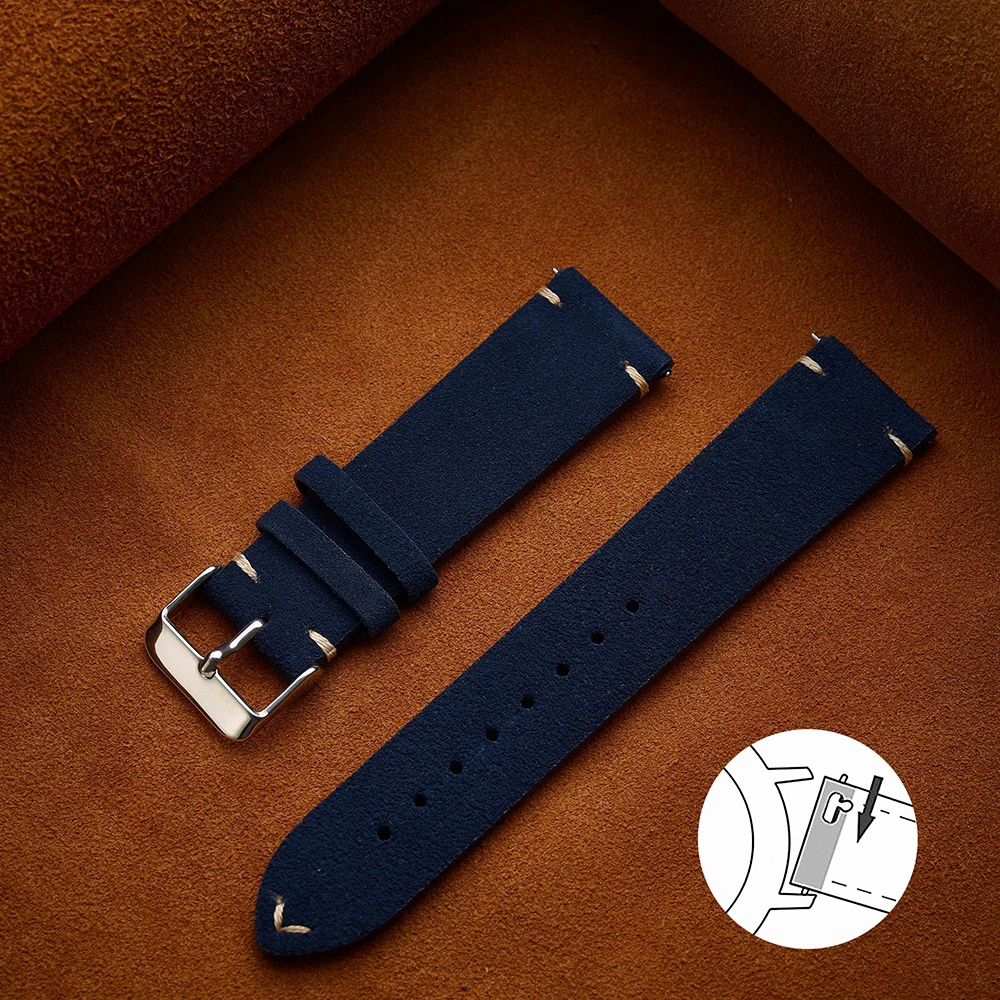 Soft Suede Strap Wristband Watch Bands