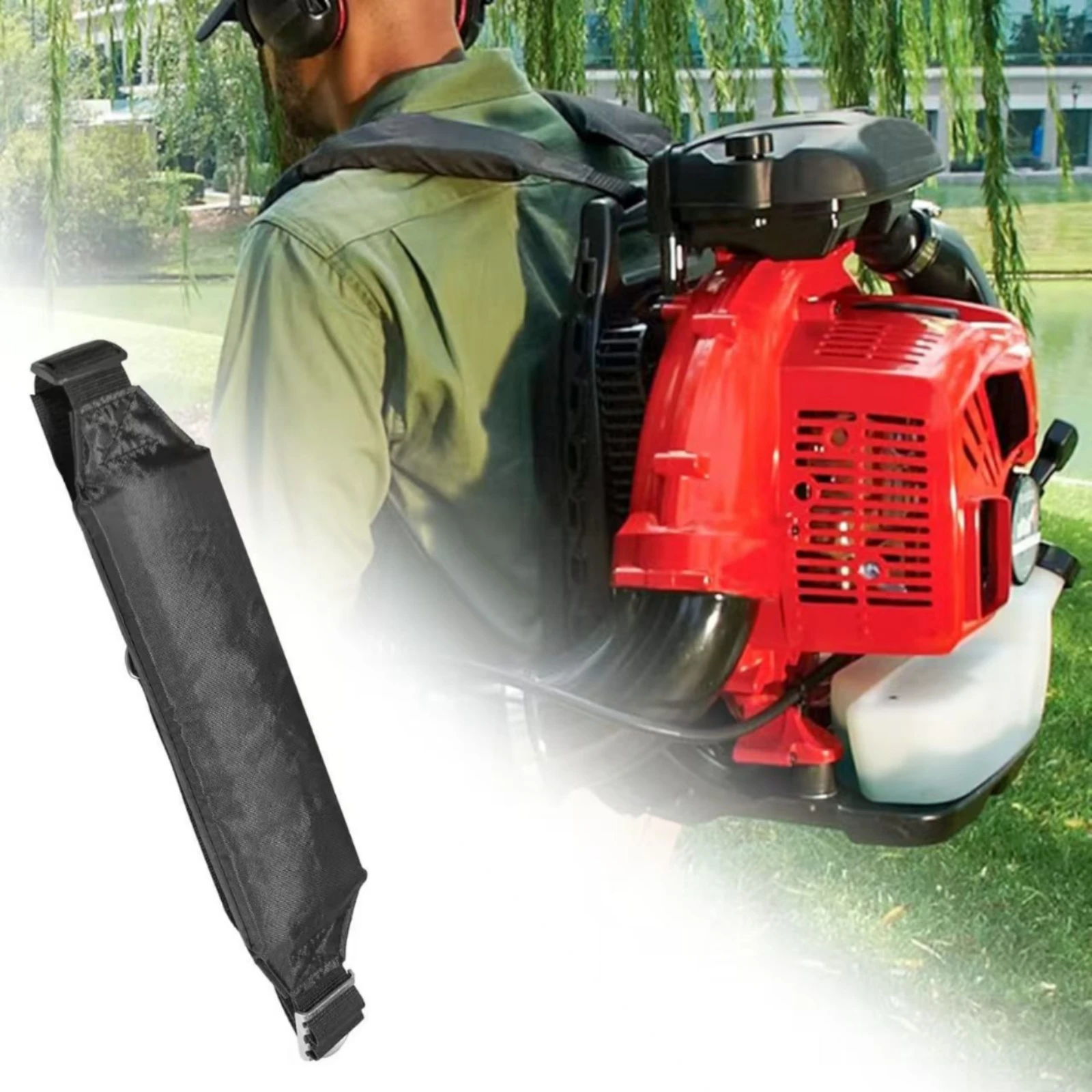 Backpack Blower Shoulder Strap Padded Blower Harness Adjustable Comfortable for Landscapers, Lawn Care, Yard Work