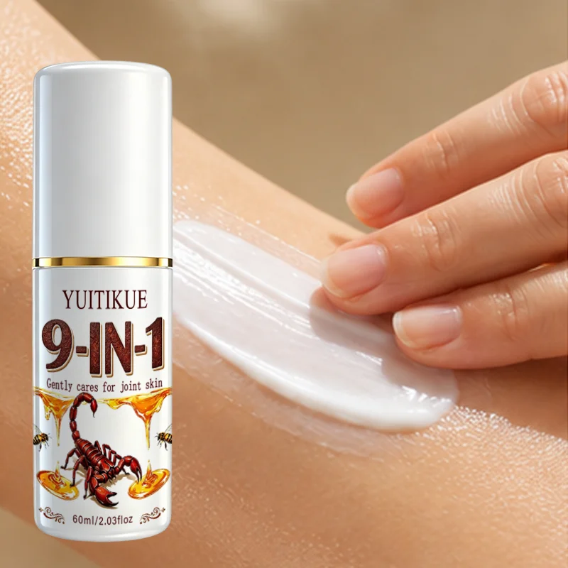 YUITIKUE 60g 9 In 1 Scorpion Bee Venom Joint Care Roll On Stick Gentle Soothing Hydrate Muscle Joint External Body Skin Care Bal