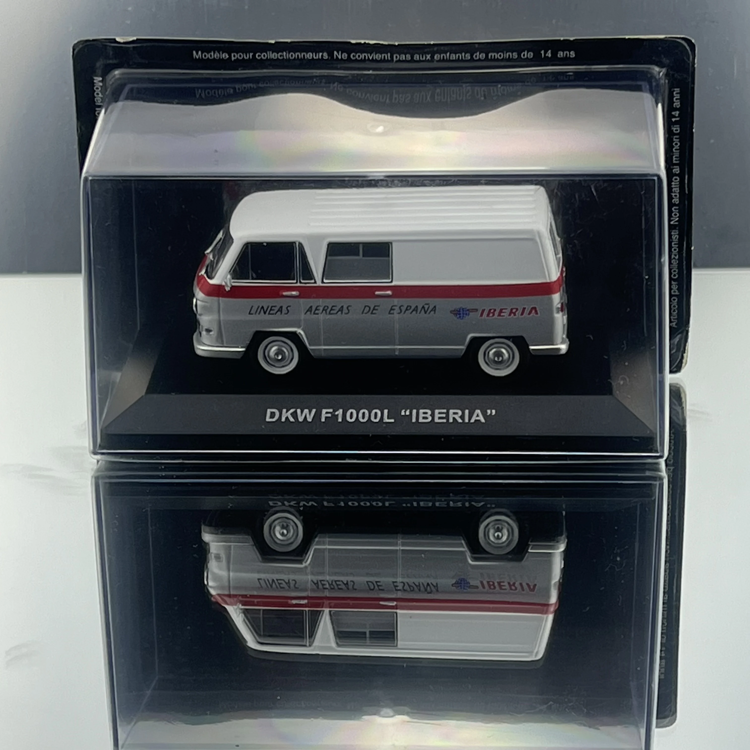 دييكاست 1/43 مقياس DKW F1000L IBERIA سبيكة سيارة نموذج تحصيل لعبة هدية تذكارية عرض حلية