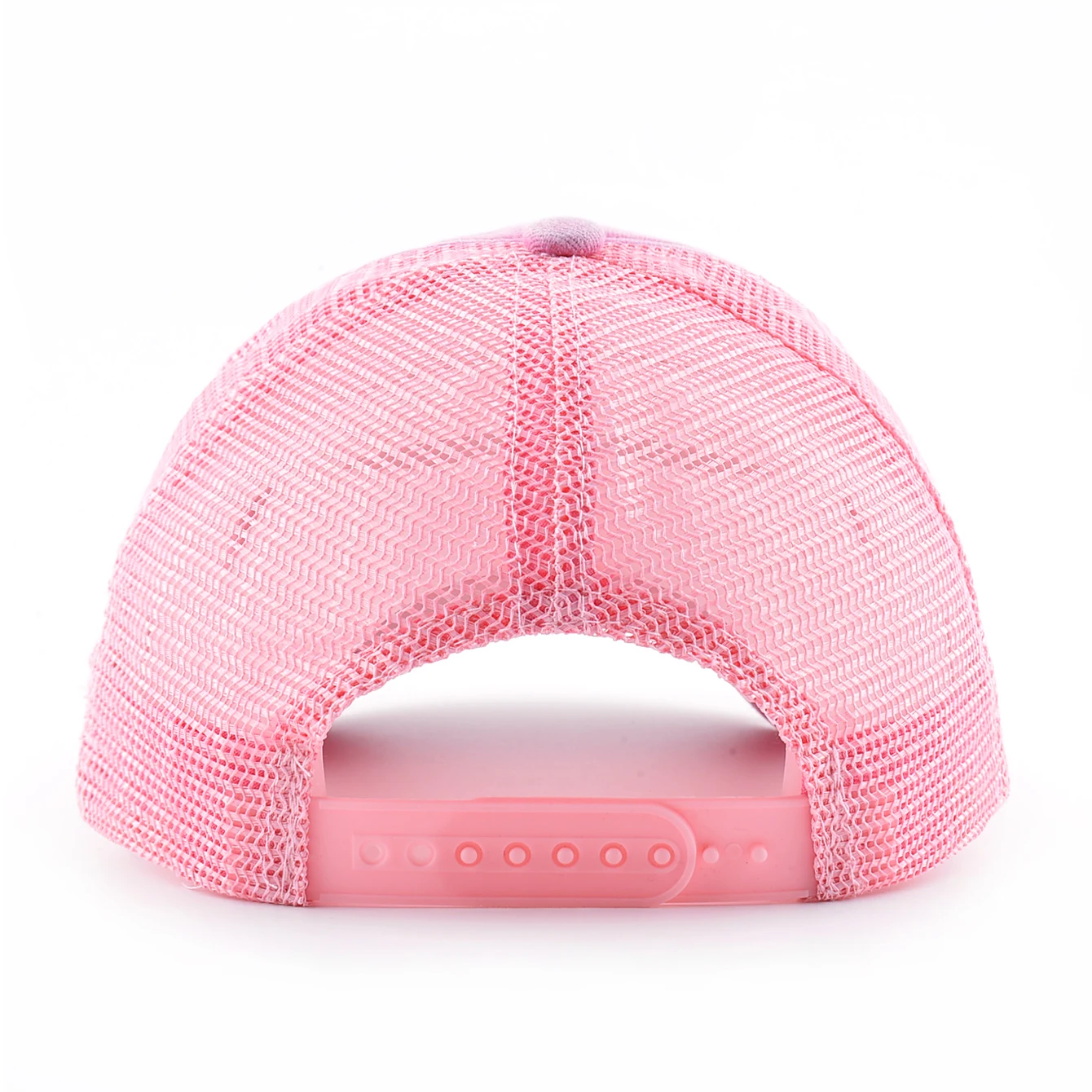 Topi Bisbol Merah Muda Denim Dicuci Topi Pelindung Matahari Musim Semi dan Musim Panas Wanita Topi Trucker Hip Hop Snapback Pria Topi Jaring Sejuk