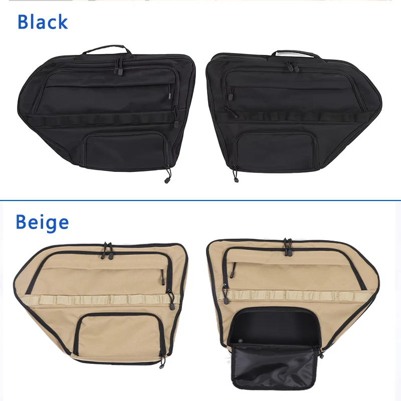 Car Trunk Side Window Storage Bag Large Capacity Multi-Pockets Cargo Bag For Toyota Land Cruiser Prado FJ150 150 2010-2022