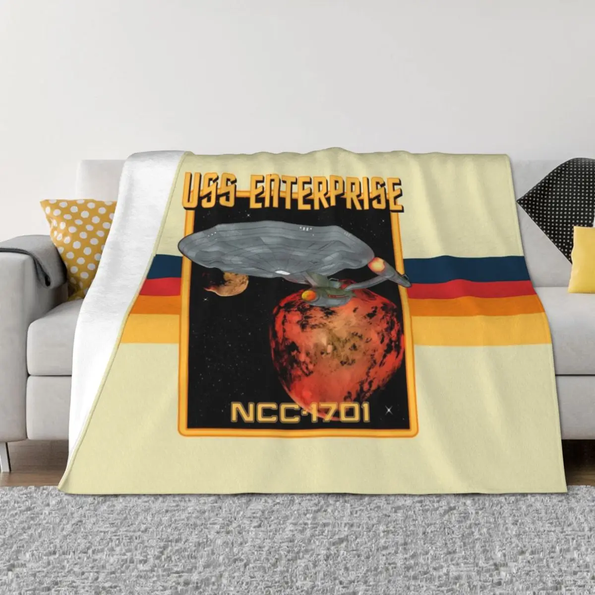 

USS Enterprise NCC-1701 Throw Blanket cosplay anime For Baby for winter Blankets