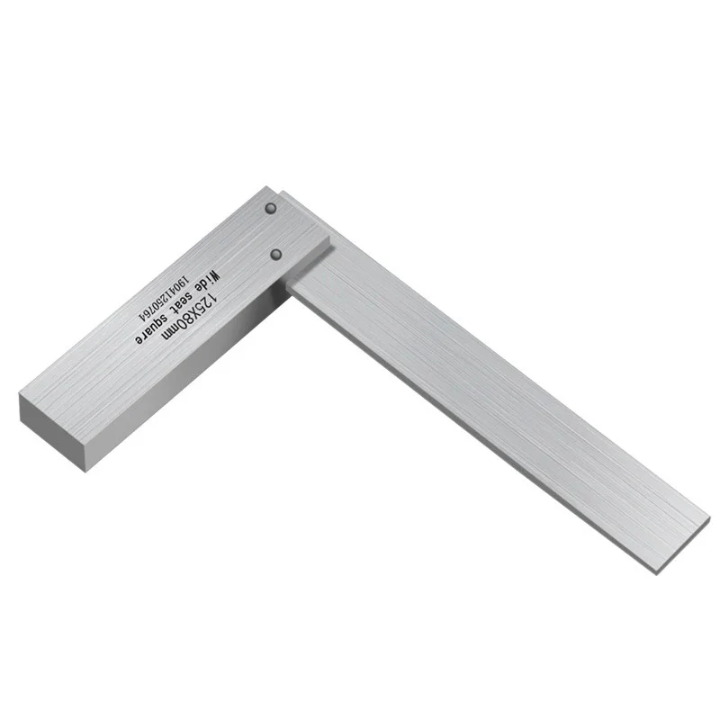 High-Precision L-Shaped Carbon Steel Angle Ruler 90° Right Angle Measuring Tool for Woodworking And Machining