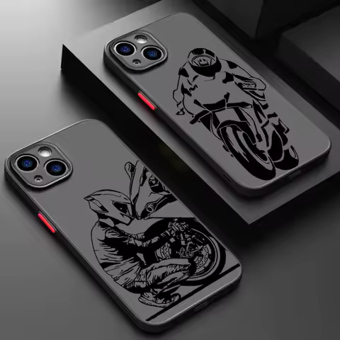 Couple Motorcycle Design Pattern Phone Case For Samsung Galaxy S25 S24 S23 S22 S21 S20 S10 FE Note20 Plus Ultra Lite 5G Back