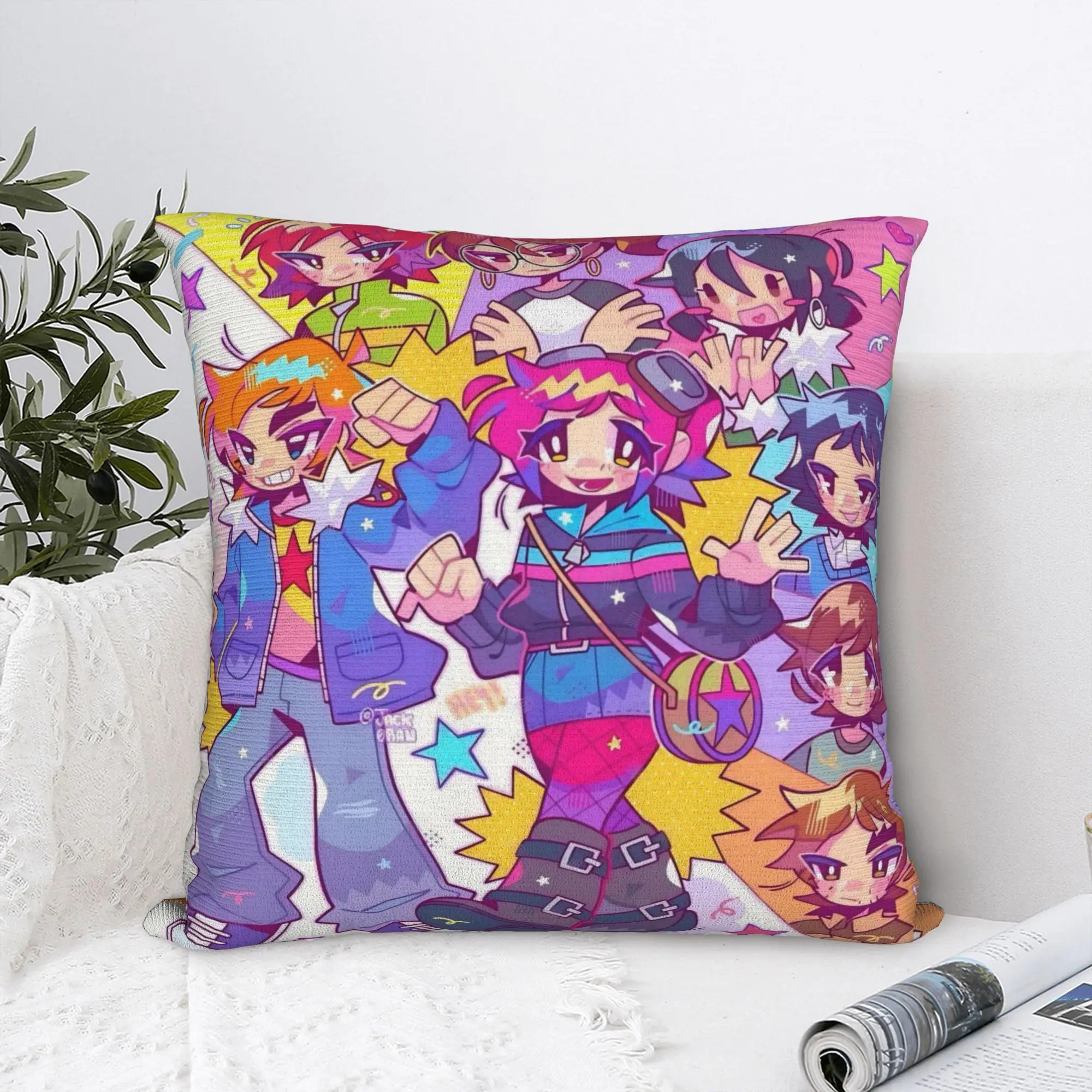 Home Decoration Scott Pilgrim vs. the World Pillowcases Merch  Pillow Covers Zippered Multiple Sizes