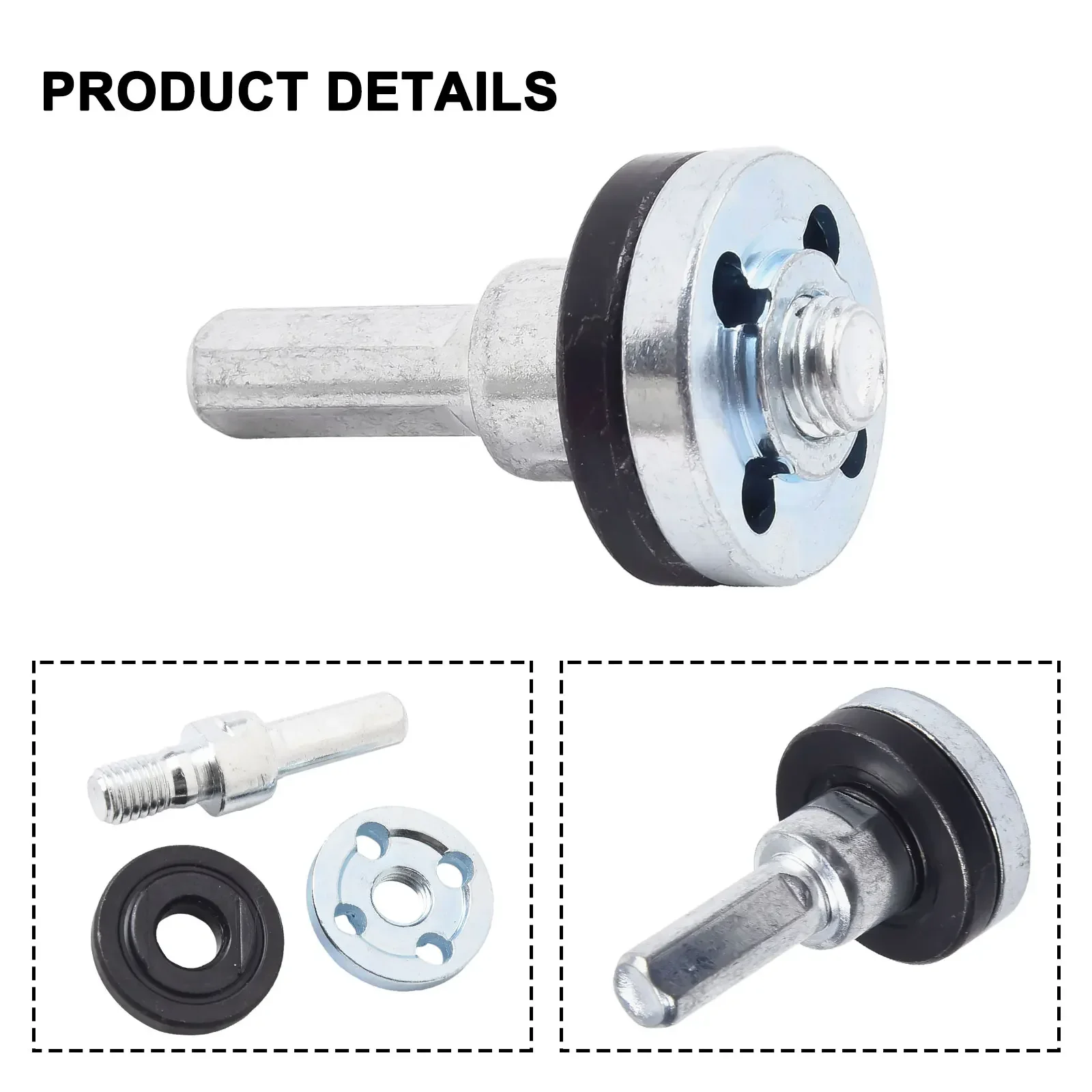 10mm Connecting Rod Adapter Electric Drill Conversion Angle Grinder Set Metal For Convert Corded Cordless Drills Power Tool