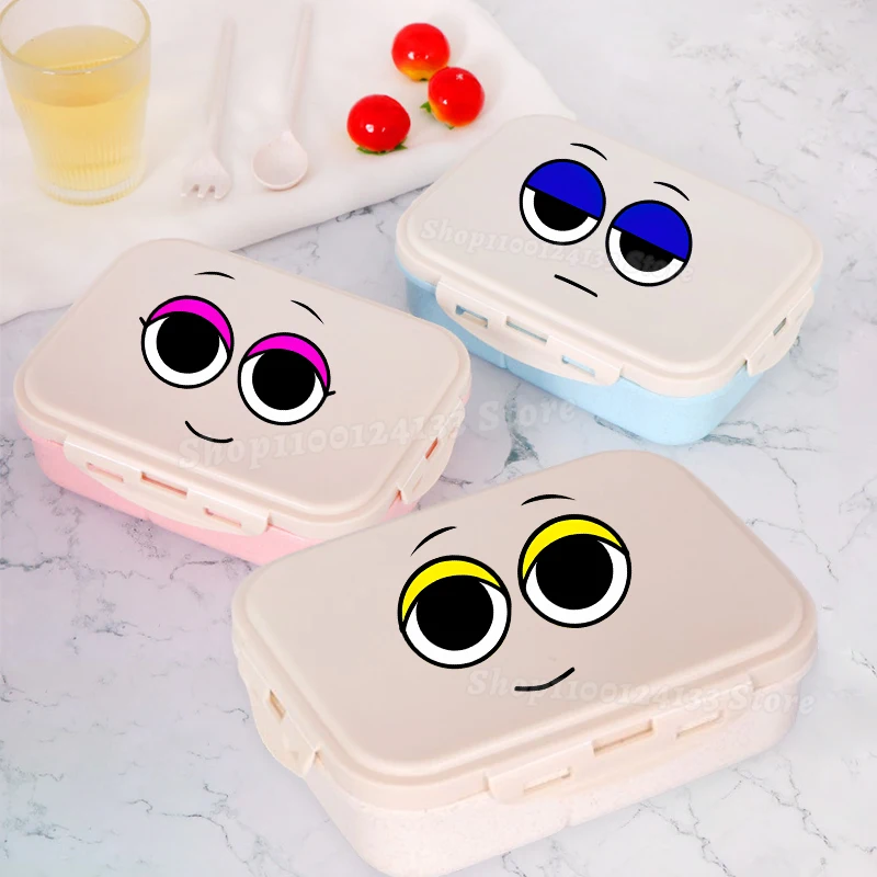 

Cute Sprunkiy Lunch Boxes Kids Anime Boys Gril Student School Separate Lunch Box Man Kawaii Party Game Camping Picnic Bento Case