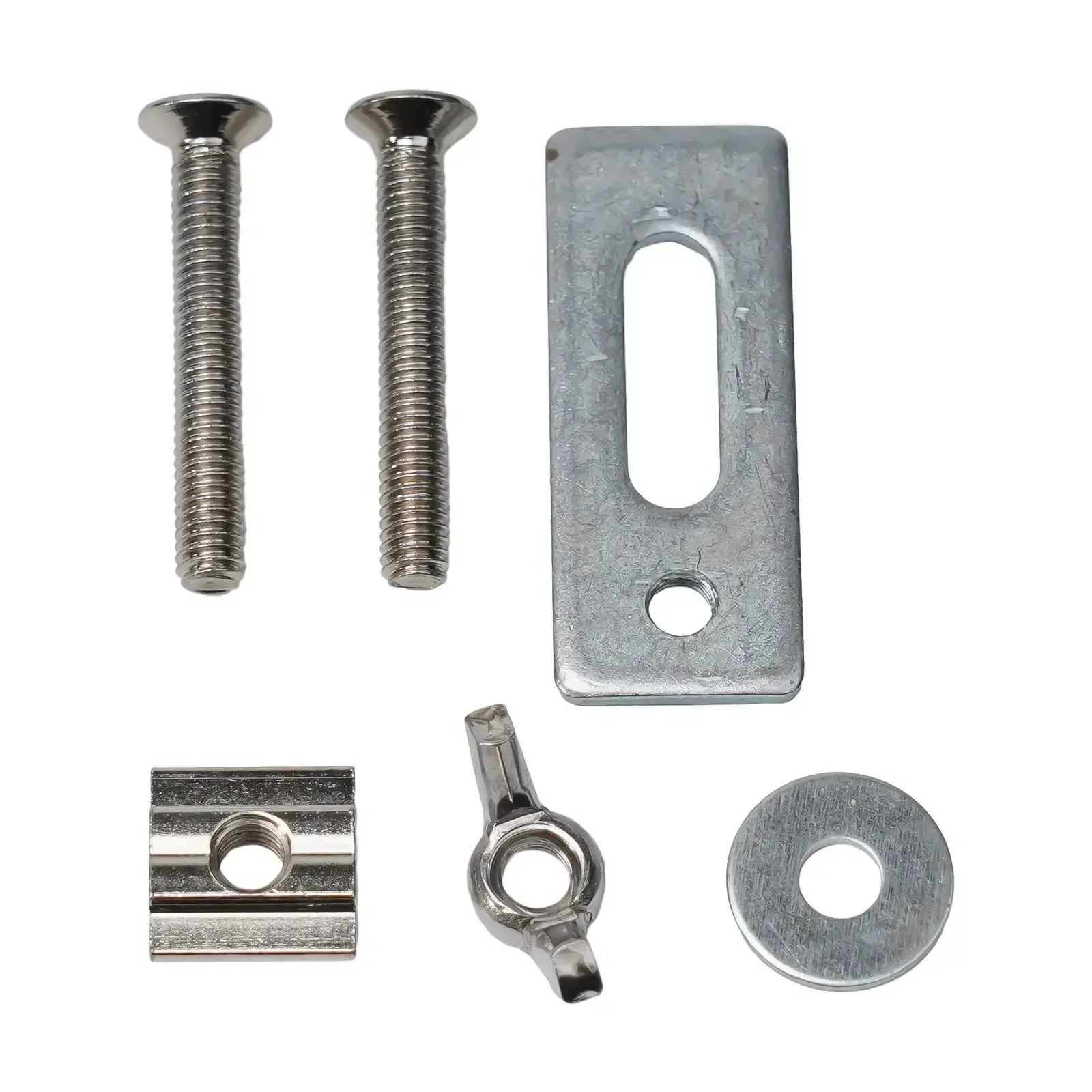 4set T Track Clamp M6 Hold Down Clamps Compatible with CNC Router and Table Saws for Woodworking and Metalworking Applications