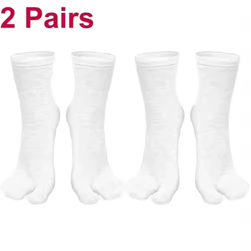 Fashion Japanese Style Tabi Toe Socks for Men Women Summer Fiber Two Finger Socks Kimono Flip Flop Sandal Split Tabi Toe Sock - Image 19