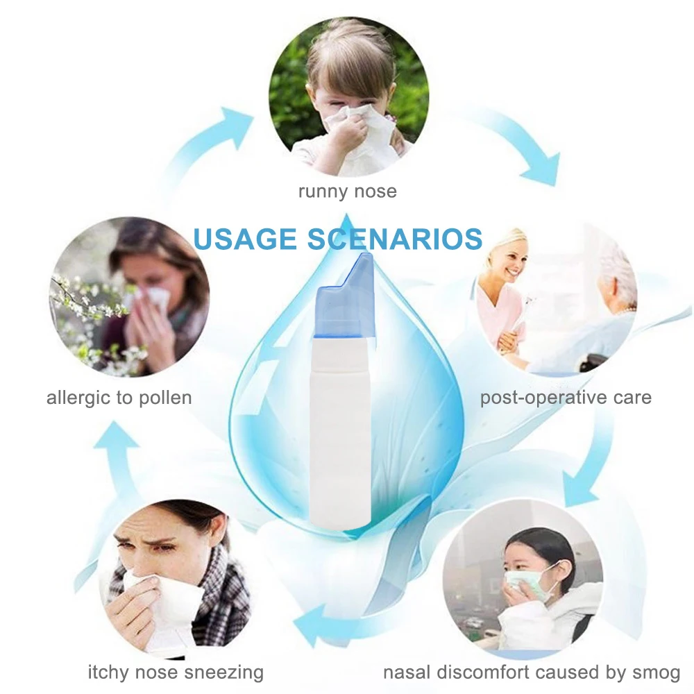 2/3pc Spray bottle for nasal cavity flushing Empty bottle for rhinitis spray treatment of nasal sensitivity convenient to carry