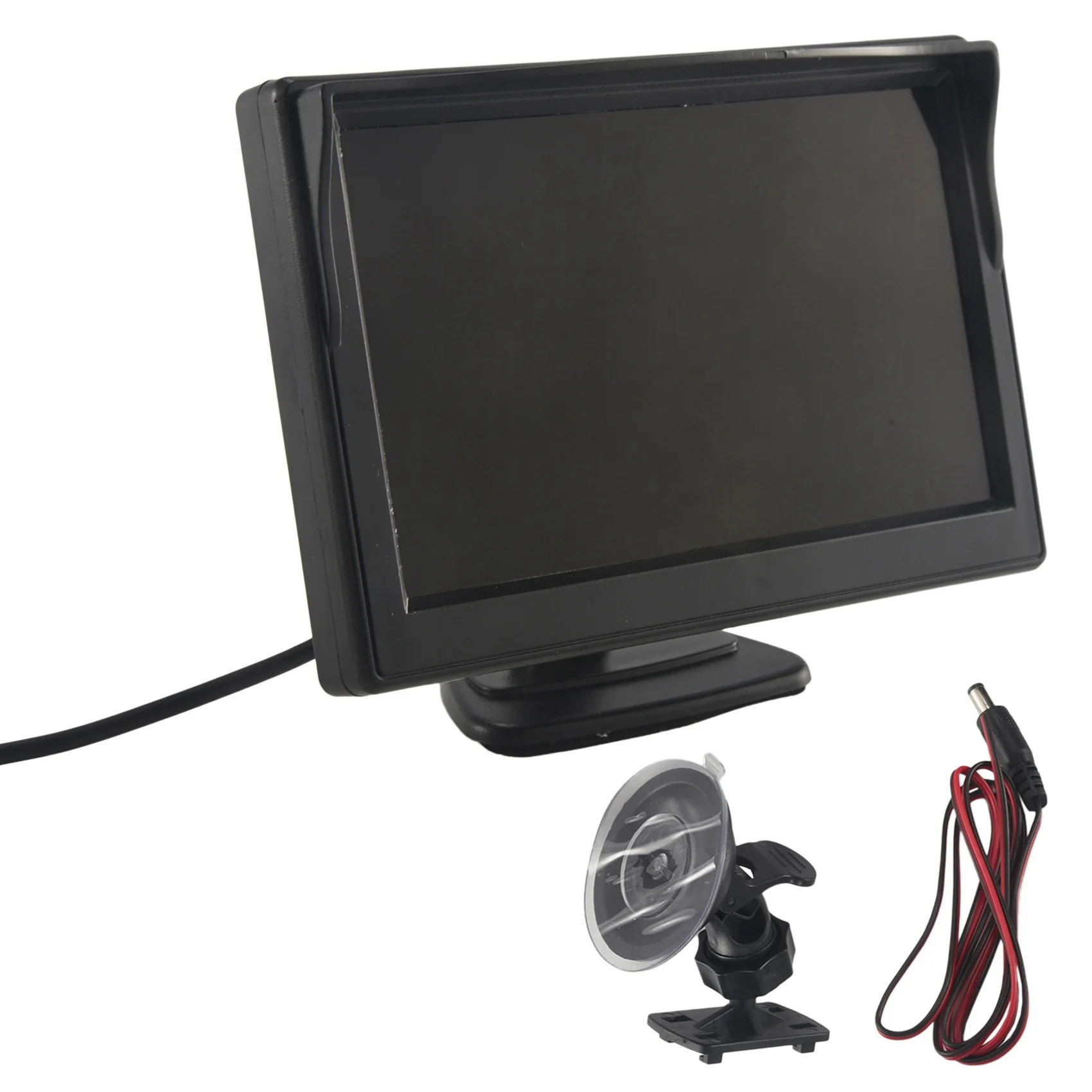 Leading-Edge-5 Inch 800X480 TFT LCD HD Screen Monitor With Dual Mounting Bracket For Car Backup Camera/Rear View/DVD/Media Playe