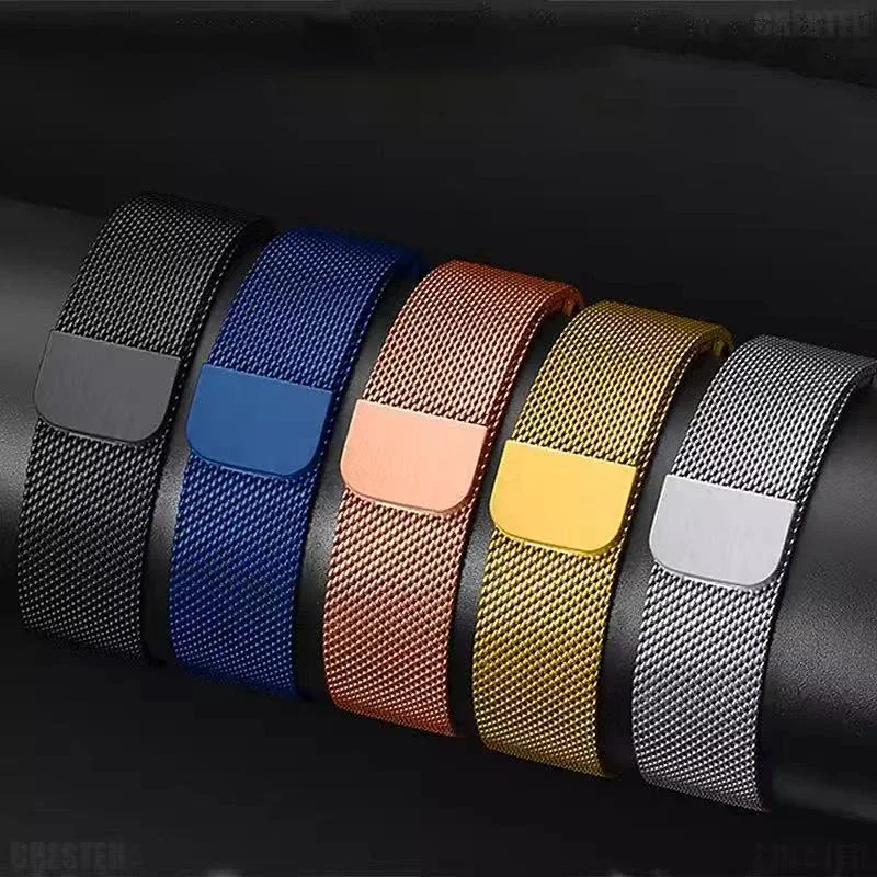 milanese Loop Band for apple watch Strap Ultra 49mm 45mm 44mm 41mm 40mm Metal Wristband bracelet iwatch series 9 8 7 6 5 4 3 SE image 2