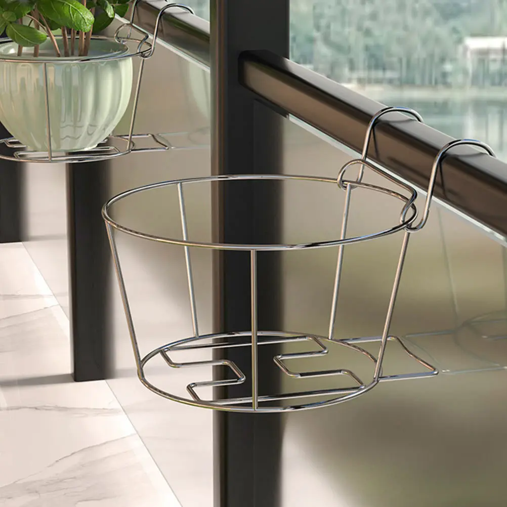 2 قطعة وعاء زارع قوس توفير الوقت توفير مساحة الزهرية رف معلق لمختلف الأماكن معلقة حامل الزهور