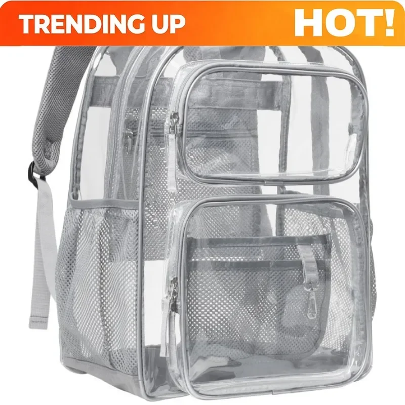 Custom Bag One New Transparent Storage Bag, A Spacious PVC Backpack Suitable For All Genders
