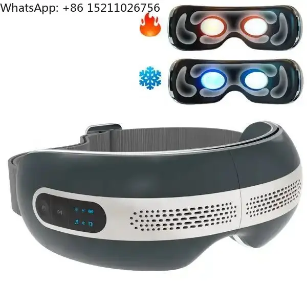 Eye Care Massager Equipment With Heat Compression Intelligent Music 4d Smart Electric Airbag Vibration Hot And Cold Eye Massager