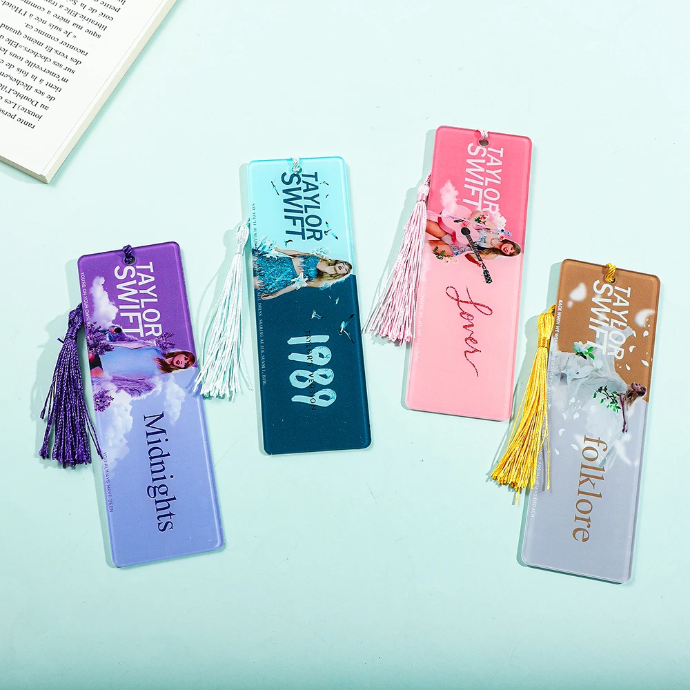 Pop Singer Tyler Bookmark - Colorful acrylic with tassel bookmark, a thoughtful reading mark gift for fans of the singer