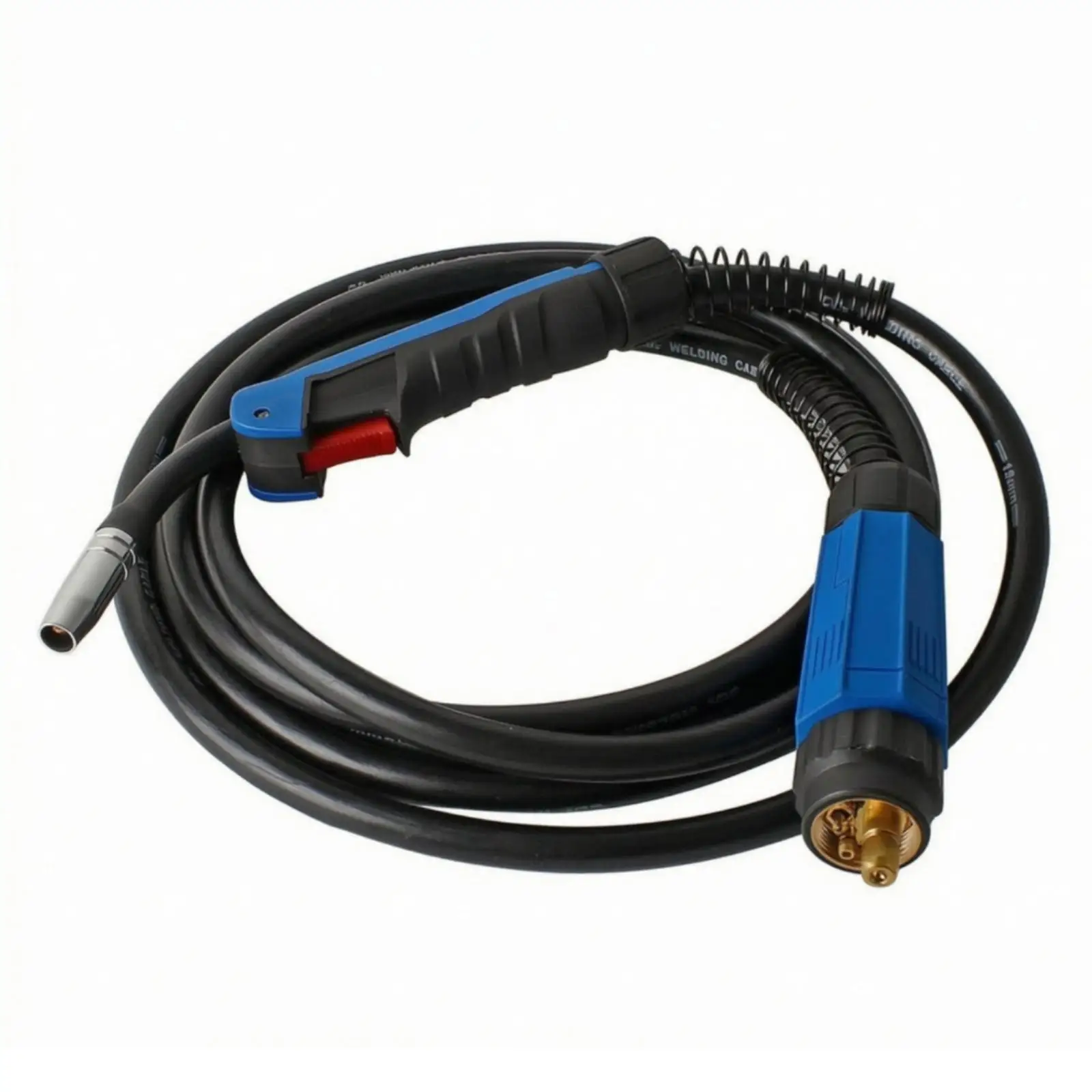 Mig Torch 200A Copper Conductive Gas Shielded Wire Feed Welding with Flexible Neck Ergonomic Trigger Design