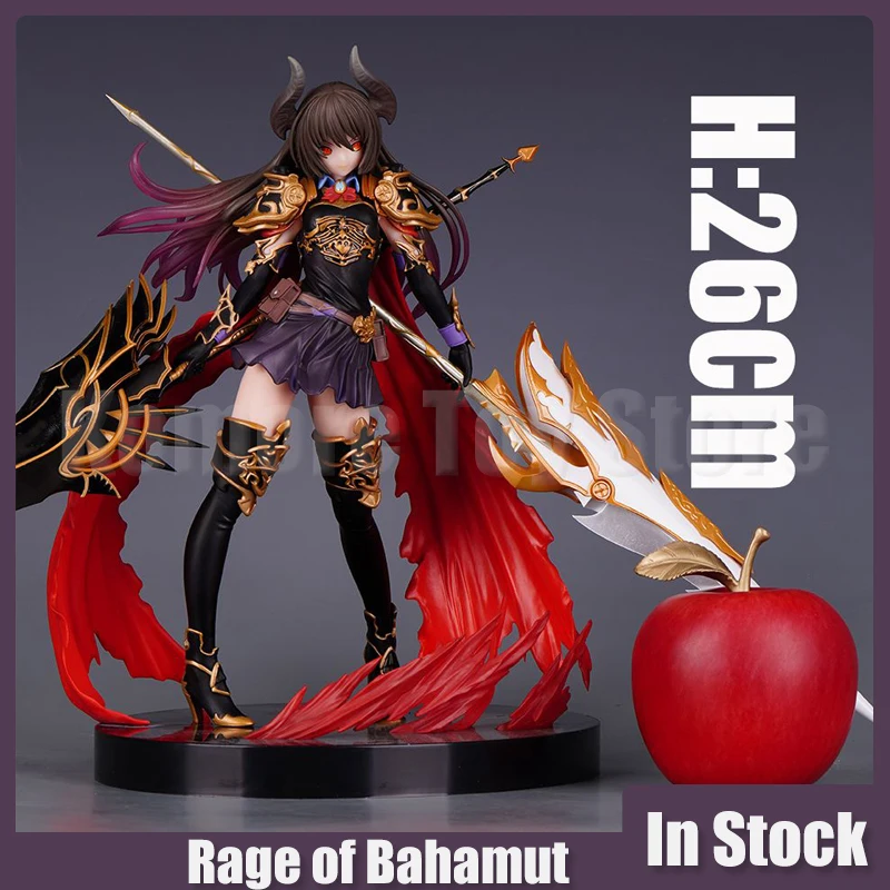 

Аниме-фигурка Rage Of Bahamut, 25 см, черный дракон, искусственная коллекция, статуя из ПВХ, модель, орнамент, игрушки, подарки на день рождения