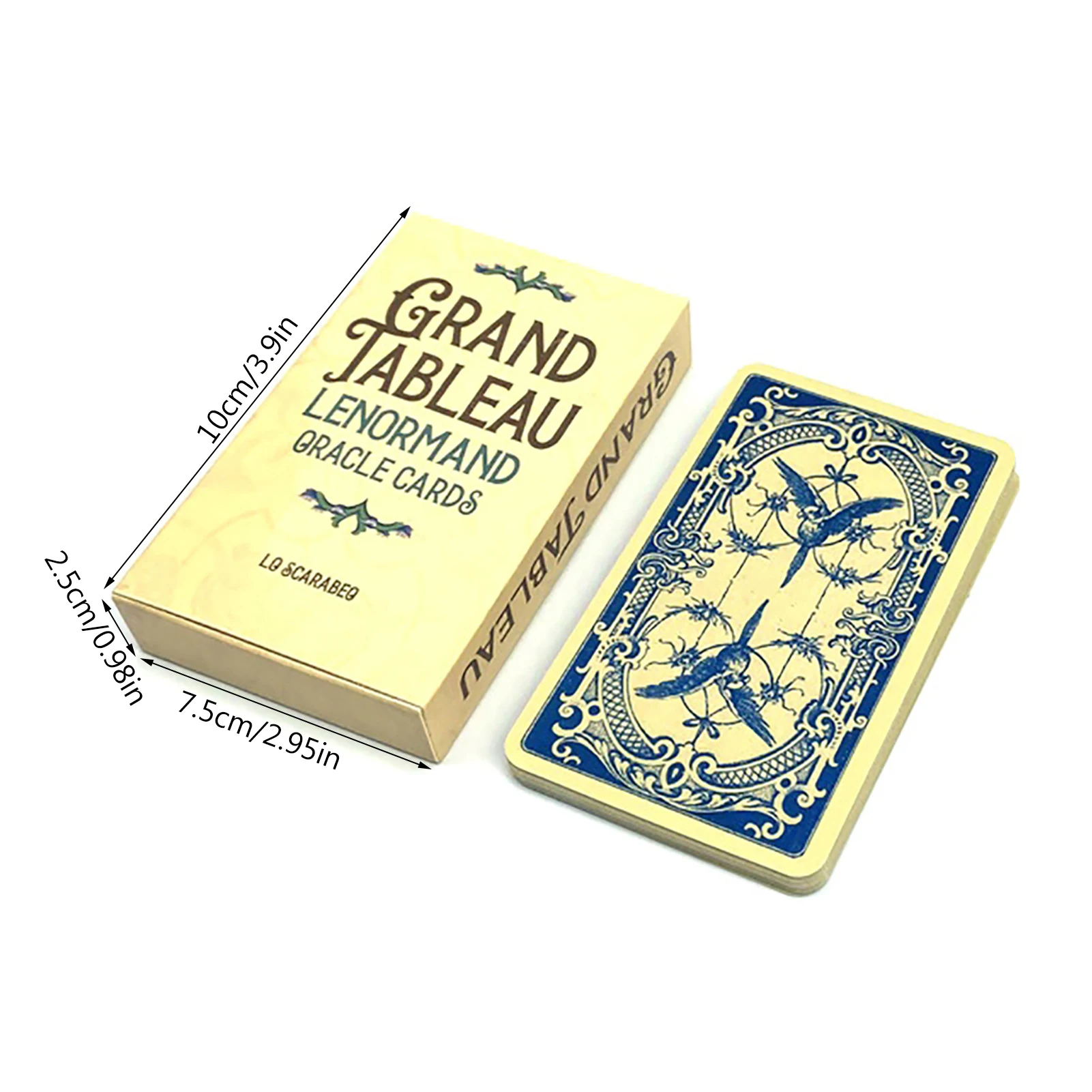 Tarot Deck Leisure Party Table Game High-Quality Fortune-telling Prediction Oracle Cards Divination Fate With User Manual