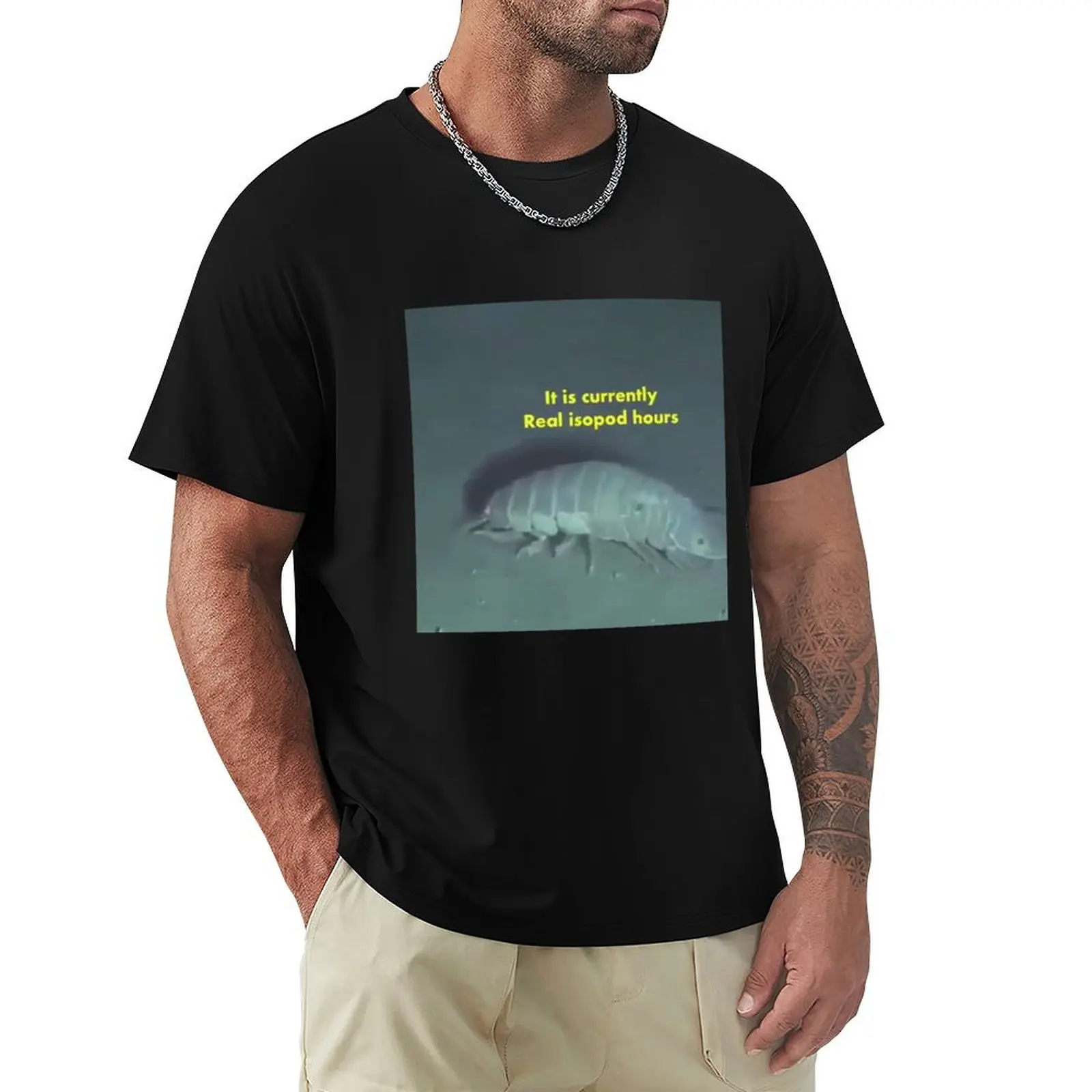 

real isopod hours T-Shirt Retro Graphic Print T-Shirt