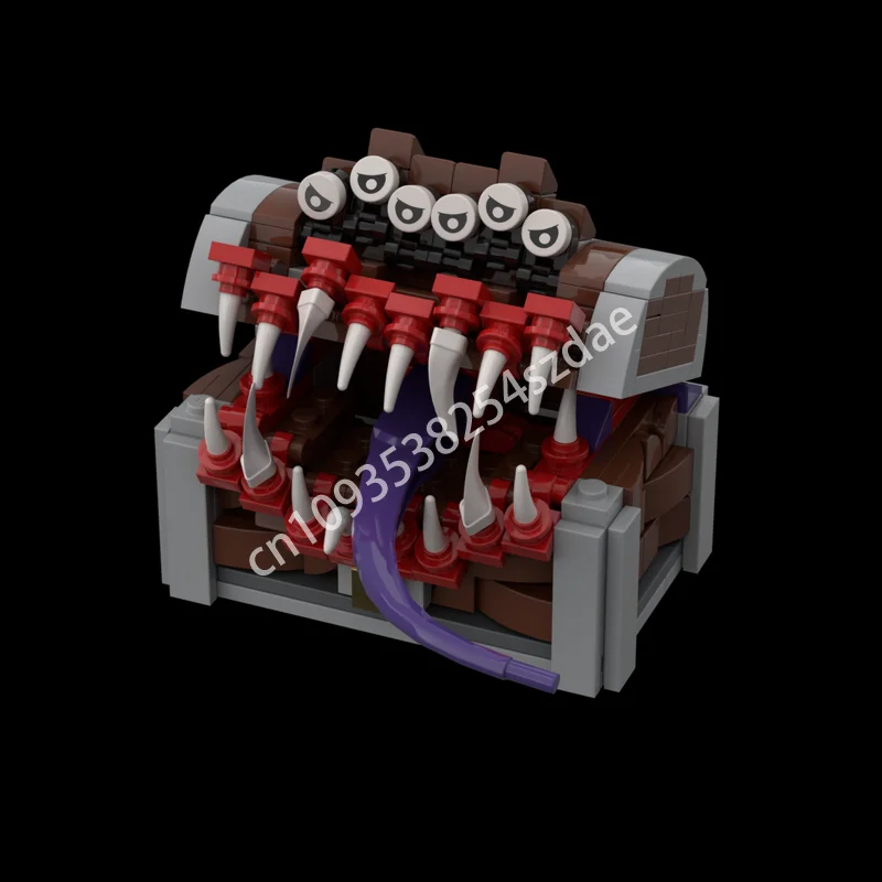 

Новинка, 317 шт., модель Moc Mimic Chest Monster, строительные блоки, креативная сборка, кирпичи, игрушки, детские праздничные подарки