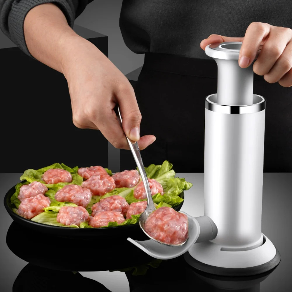 Manual Sausage Filling Machine Meat Stuffer Filler Making Kit Sausage Machine Homemade Meatball Maker Kitchen Tools Supplies