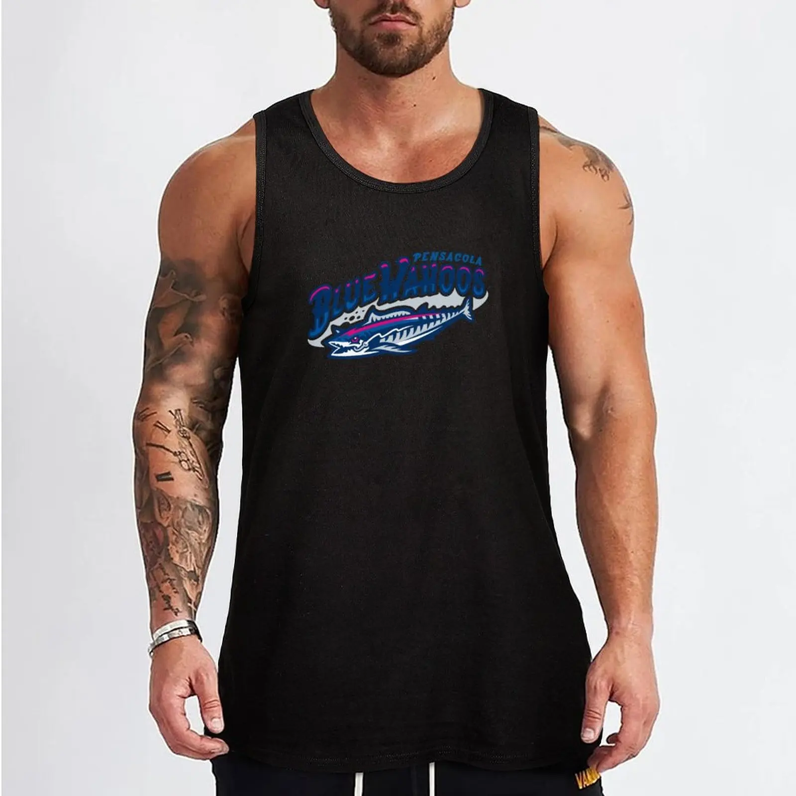 Pensacola Blue Wahoos icons Tank Top best selling products running shirt underwear gym clothes man