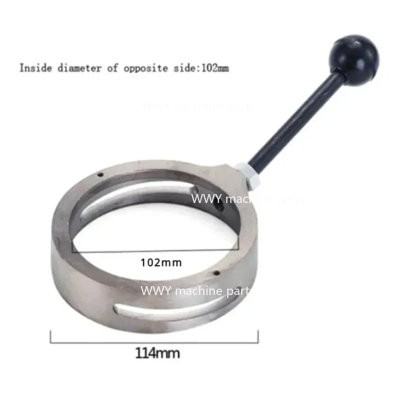 Milling Machine Spindle Clutch Lever With Ball Cam & M8 Cotter Pin, Metal Processing Equipment Replacement Parts