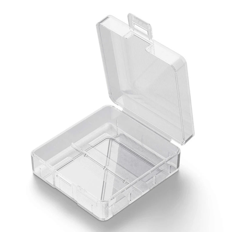 F68B 2 Slot 9V Battery Holder Box for Home Storage Setups Use Divided Interior
