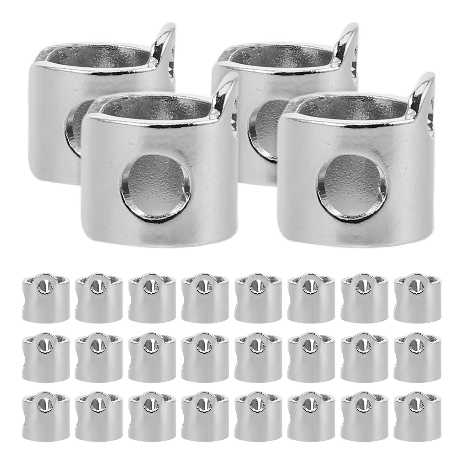 

30 Pcs Sewing Machine Thread Passer Metal Guide Winding Reel Needle Bar Accessory