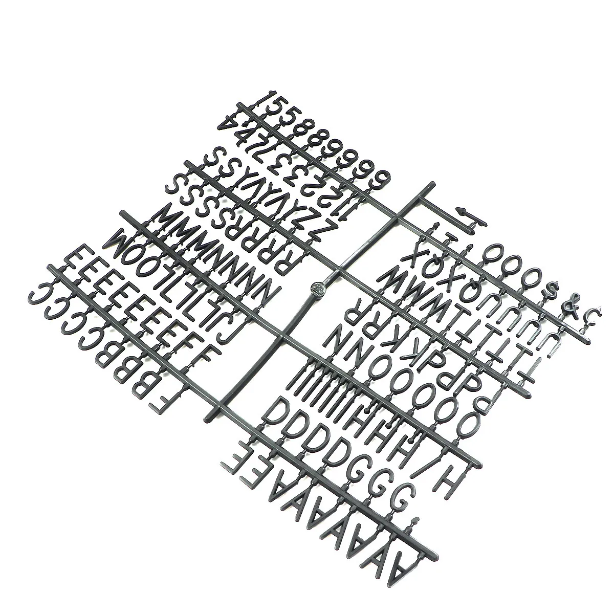 Plastic Letter Board Letters Numbers Symbols Colorful Large Size Set Reusable for Convertible Plastic Letter Board Sign Display