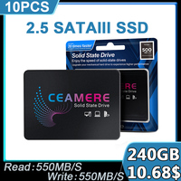 CeaMere 2.5 SSD 10PCS 480GB 512GB 1TB 120GB 240GB 256GB Computer Solid State Hard Disk Internal Hard Drive Free Custom Logo