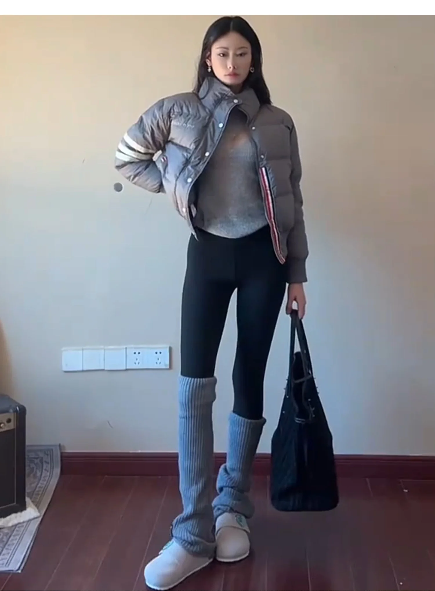 Yoga Pants Grey Women Touch Outer Cut Slip Bodybuilding Three Mid Charcoal Lace Flocking Club Naked Apparel Tight Fitting Ladies