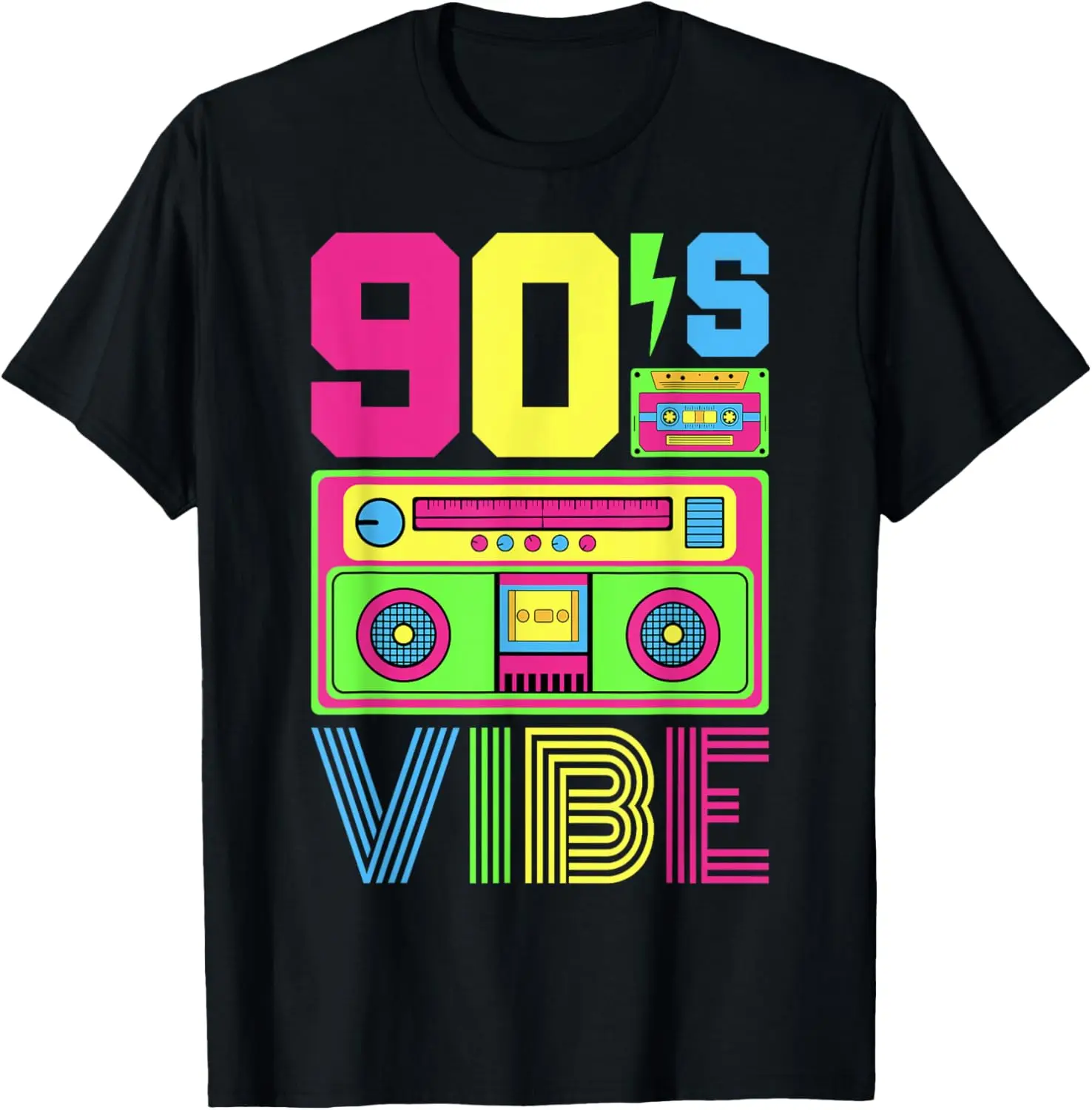 

90s Vibe 1990 Style Fashion 90 Theme Outfit Nineties Costume T-Shirt