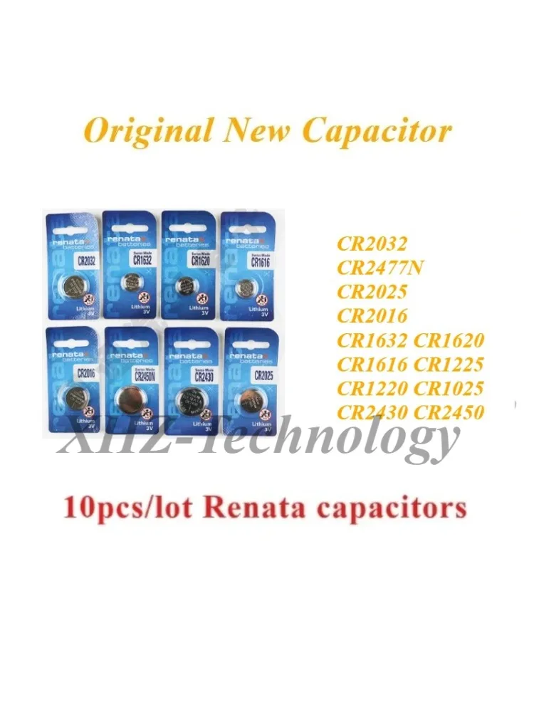 10 sztuk w zestawie Baterie CR2032 CR2477N CR2025 CR2016 3V CR1632 CR1620 CR1616 CR1225 CR1220 CR1025 CR2430 CR2450 Renata Swiss — zdjęcie produktu 3