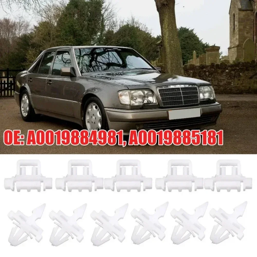 

30Pcs Car Side Door Moulding Trim Fixed Clips Car Clips Accessories for Sacco 190 W201 W124 A124 S124 A0019884981 A0019885181