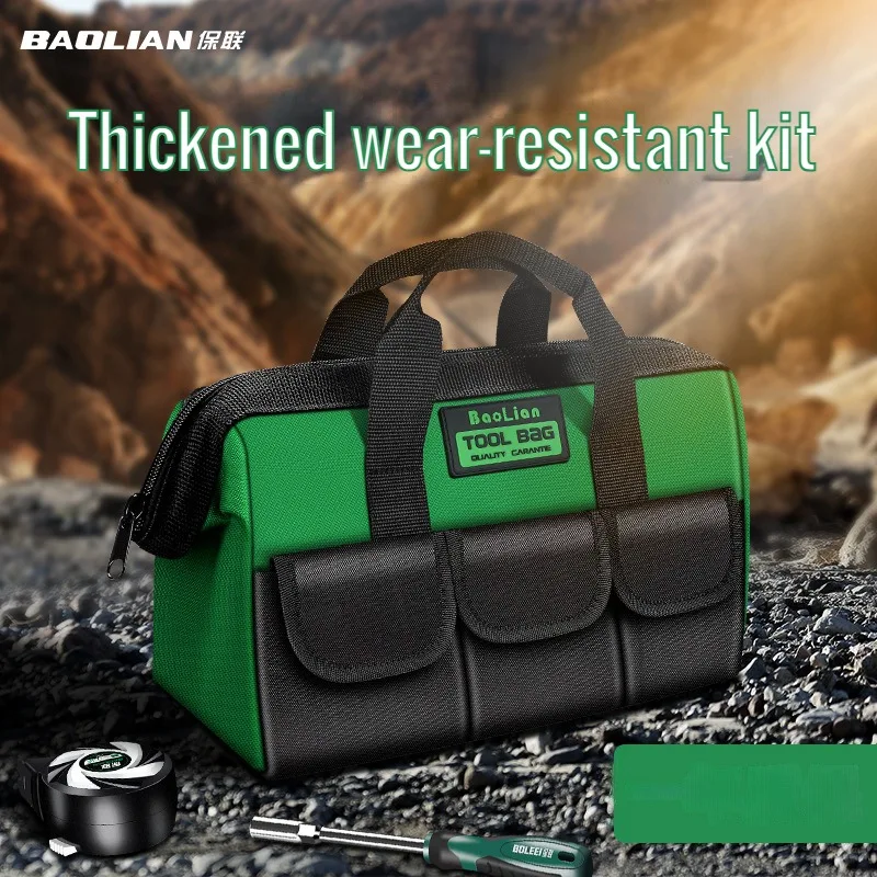 Tool kit for electricians, convenient maintenance, increased thickness, wear-resistant, multifunctional, large waterproof