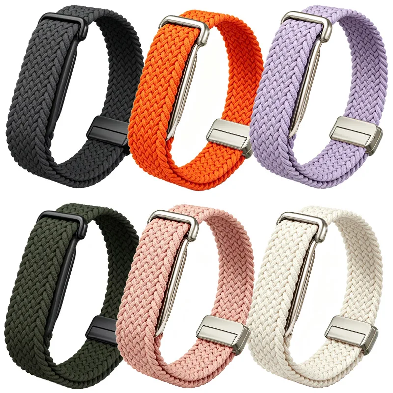 Magnetic Nylon Braided Strap for Google Fitbit Air Breathable Sport Wristband Bracelet for Google Fitbit Air Watchband Correa