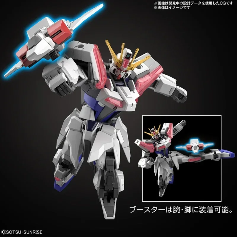 Gundam Bandai EG 1/144 GAT-X105B Build Strike Exceed Galaxy อะนิเมะประกอบรุ่น Action ตัวเลขของเล่นสําหรับเพื่อน