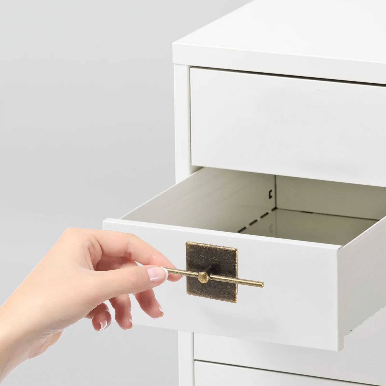 

2Pcs Stylish Rustic Cabinet Handles and Knobs for Drawers and Cabinets Long-Lasting Performance Rustic Cabinet Knobs