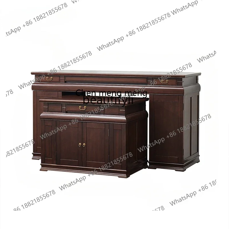 

X Solid wood household God of Wealth incense Zhongtang Buddhist niche table Buddhist table table