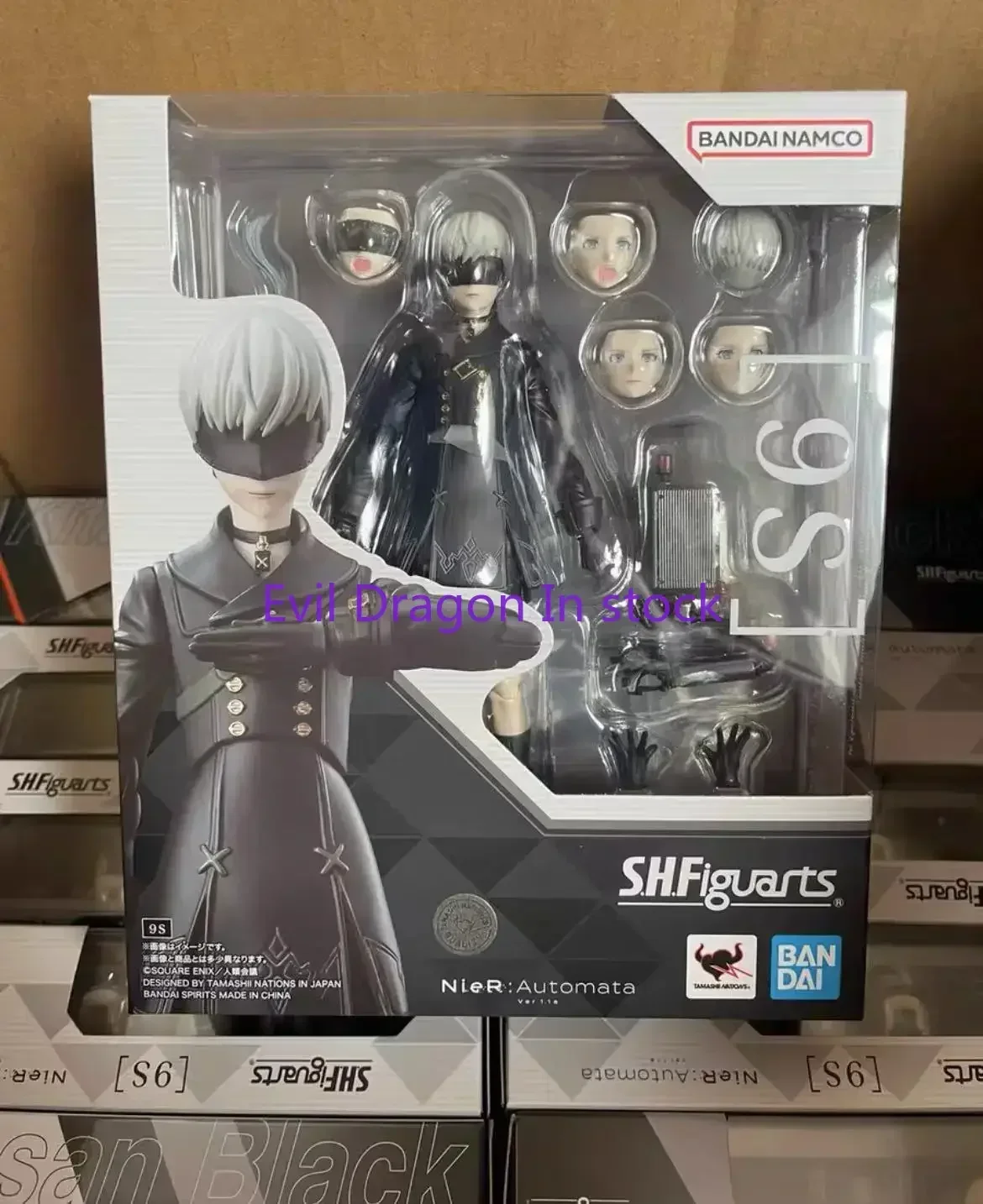 

В наличии SH Figuarts SHF Nier Ver1.1a 9S Аниме Фигурки Игрушки Модели Коллекционные S.H.Figuarts ПВХ Подарки