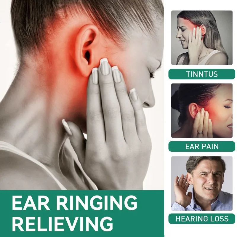 Tinnitus Drops For Improve Ear Health Hearing Alleviate Tinnitus Earache Itchy Swelling Earwax Removal Ear Ringing Relief Drops