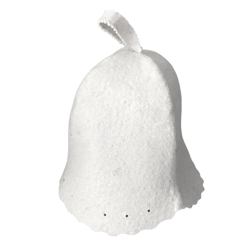 Men's Sauna Accessory Felt Sauna Cap Wellness Rituals Breathable Design High Temperature Tolerant For Steam Room